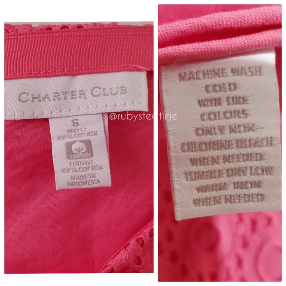 Barbiecore Pink Eyelet Pencil Skirt in Strawberry Ice (Medium Salmon Pink)  NWT - Picture 6 of 8